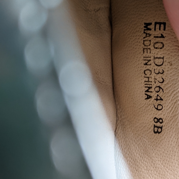 Cole Haan Gold Croc Print Wedge Mary Jane Open Toe - Picture 8 of 8